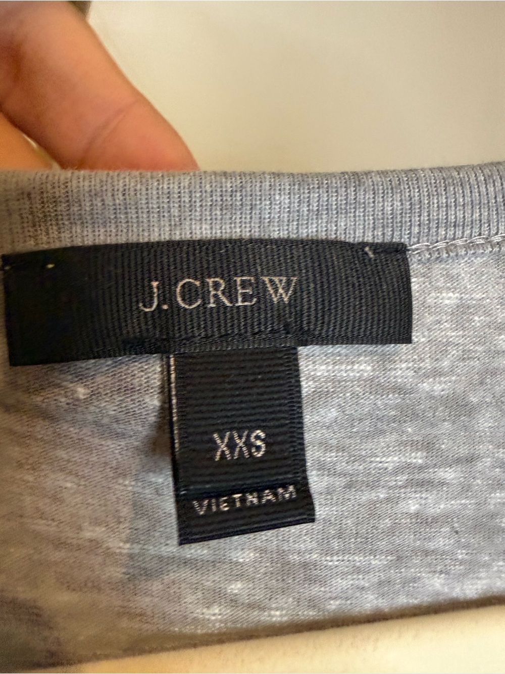 J. Crew Gray Long-Sleeve Henley Top - Picture 4 of 4